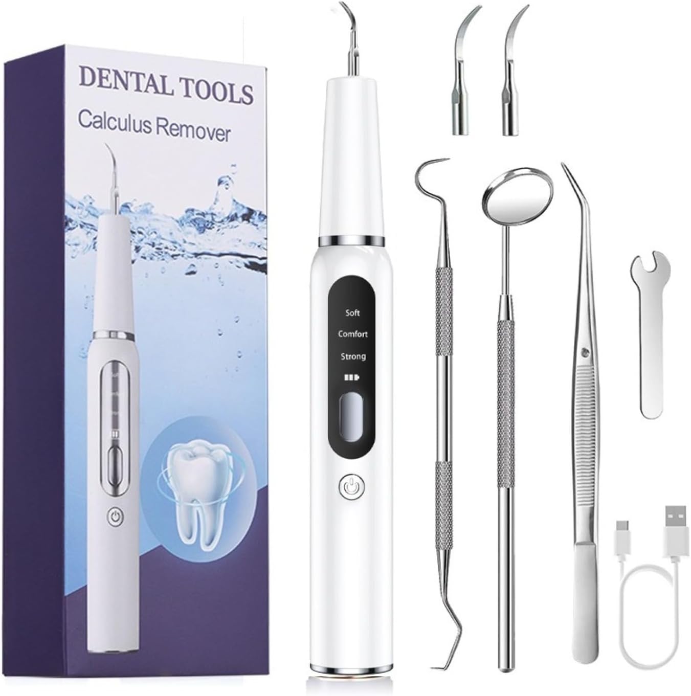 Kit de nettoyage dentaire  – élimine les taches et la plaque efficacement