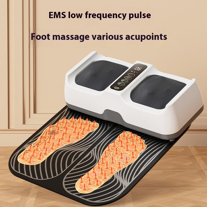 Masseur de Pieds EMS 2-en-1 avec Chaleur | Soulagement Rapide & Relaxation Totale